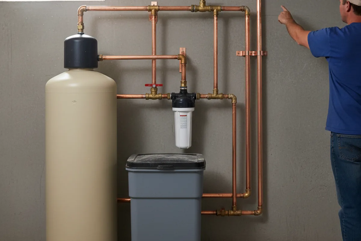 Whole-house water treatment system installed in Pineview